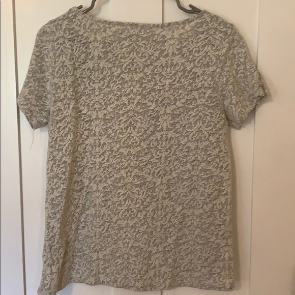 Lace open shoulder tee - Picture 2 of 4